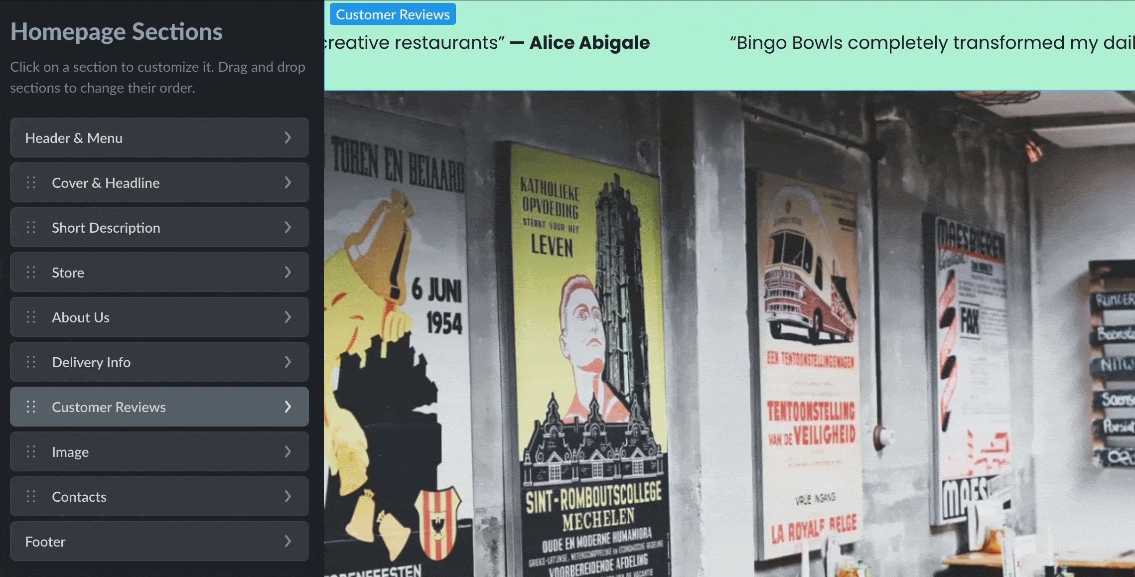 Adding and editing sections on your Instant Site 4.gif