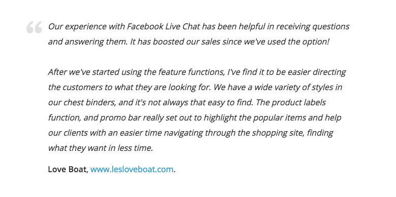 Example of a review for an app