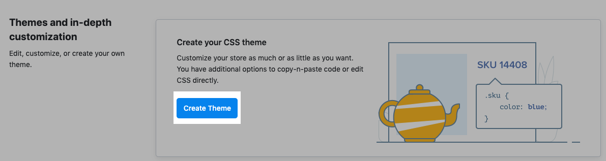 Crear un tema en la tienda ecwid