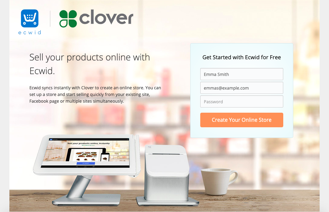 Créer une boutique Ecwid