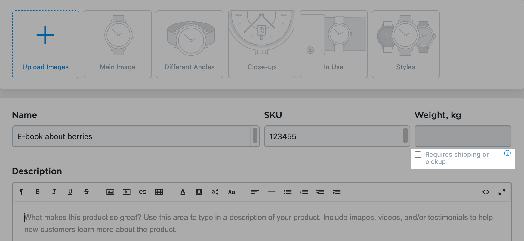 Digital free sample
