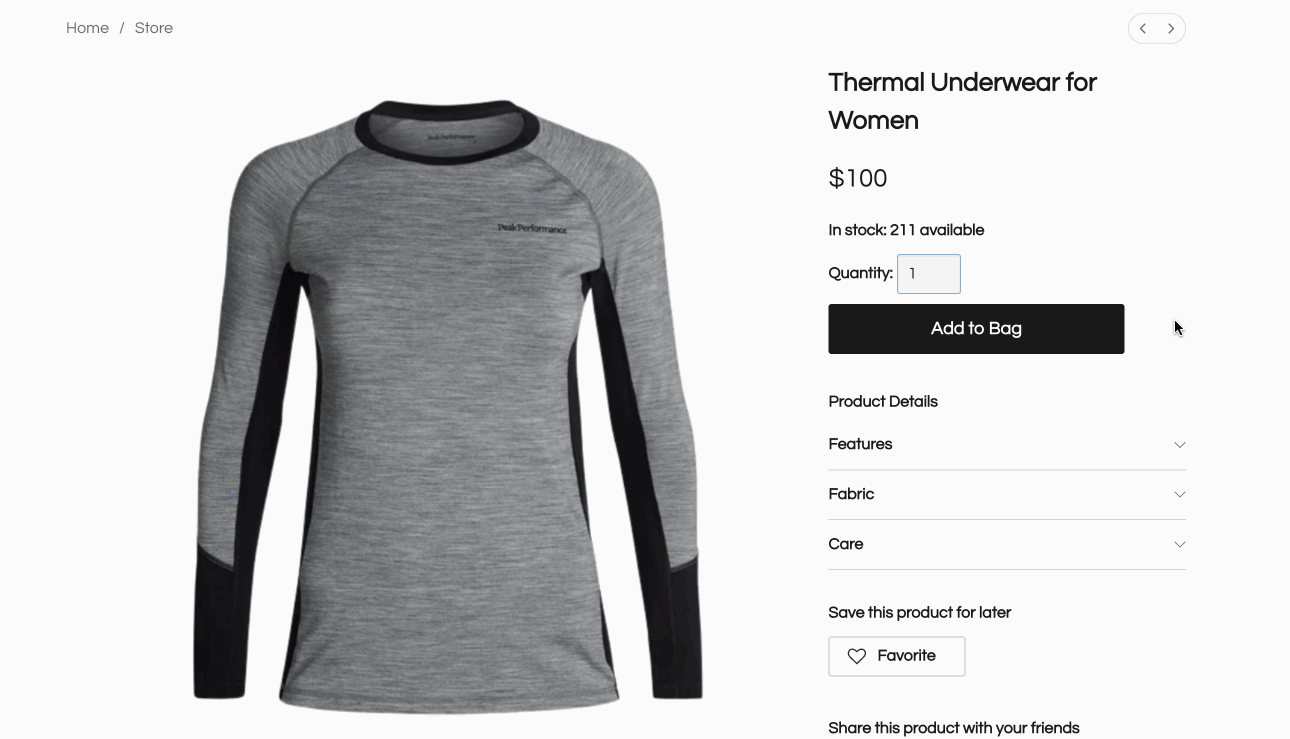 Organizing product description with tabs and blocks 2.gif