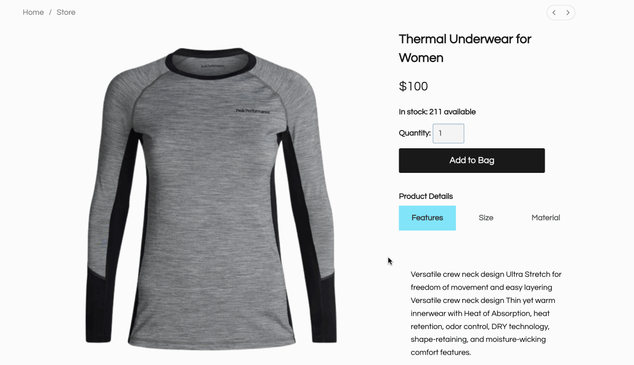 Organizing product description with tabs and blocks 6.gif