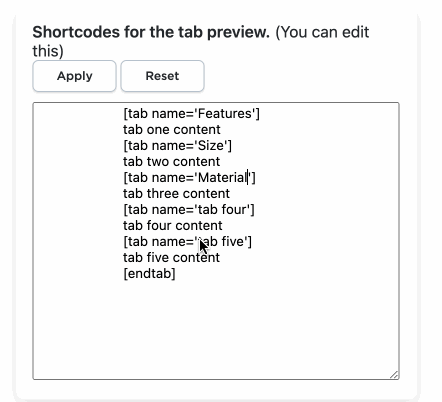 Organizing product description with tabs and blocks 9.gif