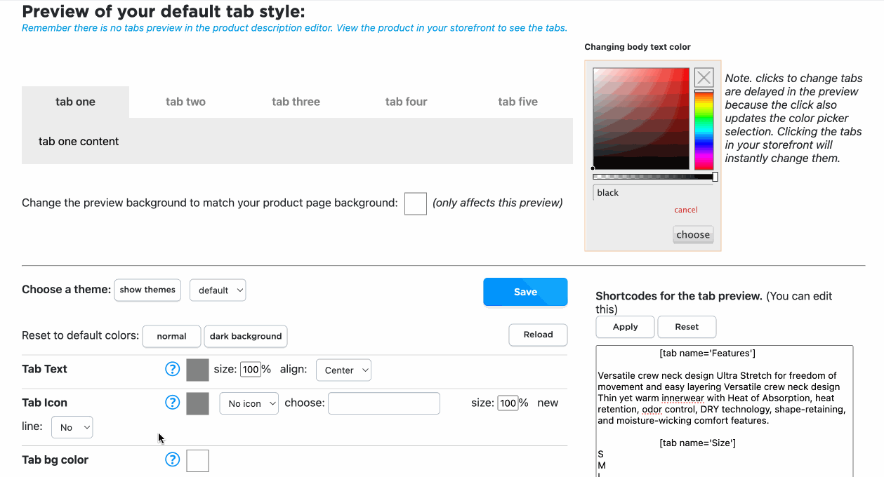 Organizing product description with tabs and blocks 7.gif