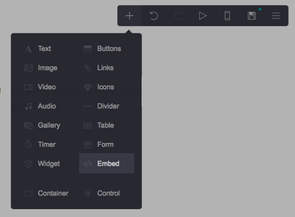 Ajouter le widget d'intégration