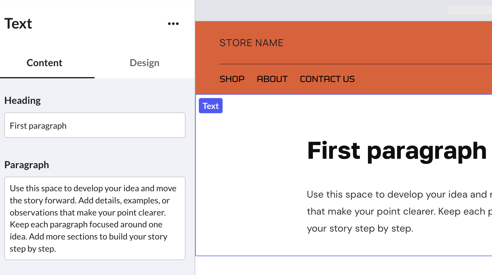 Adjusting blog section content.png