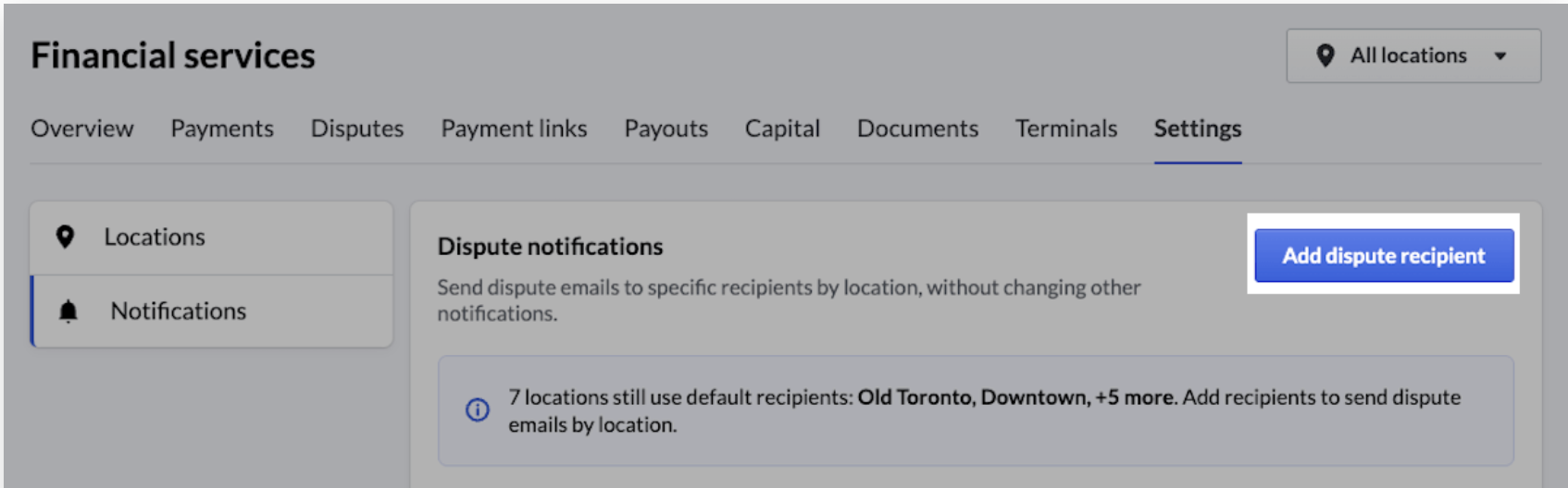 add custom email to the dispute chargeback notifications.png