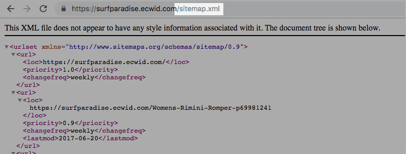 Submitting A Sitemap To Google Ecwid Help Center