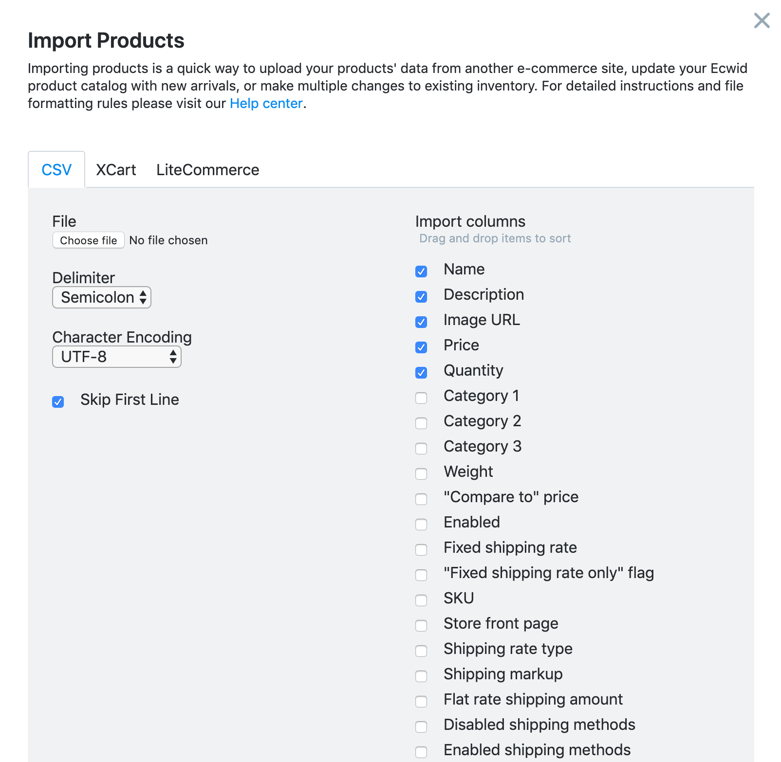 import settings