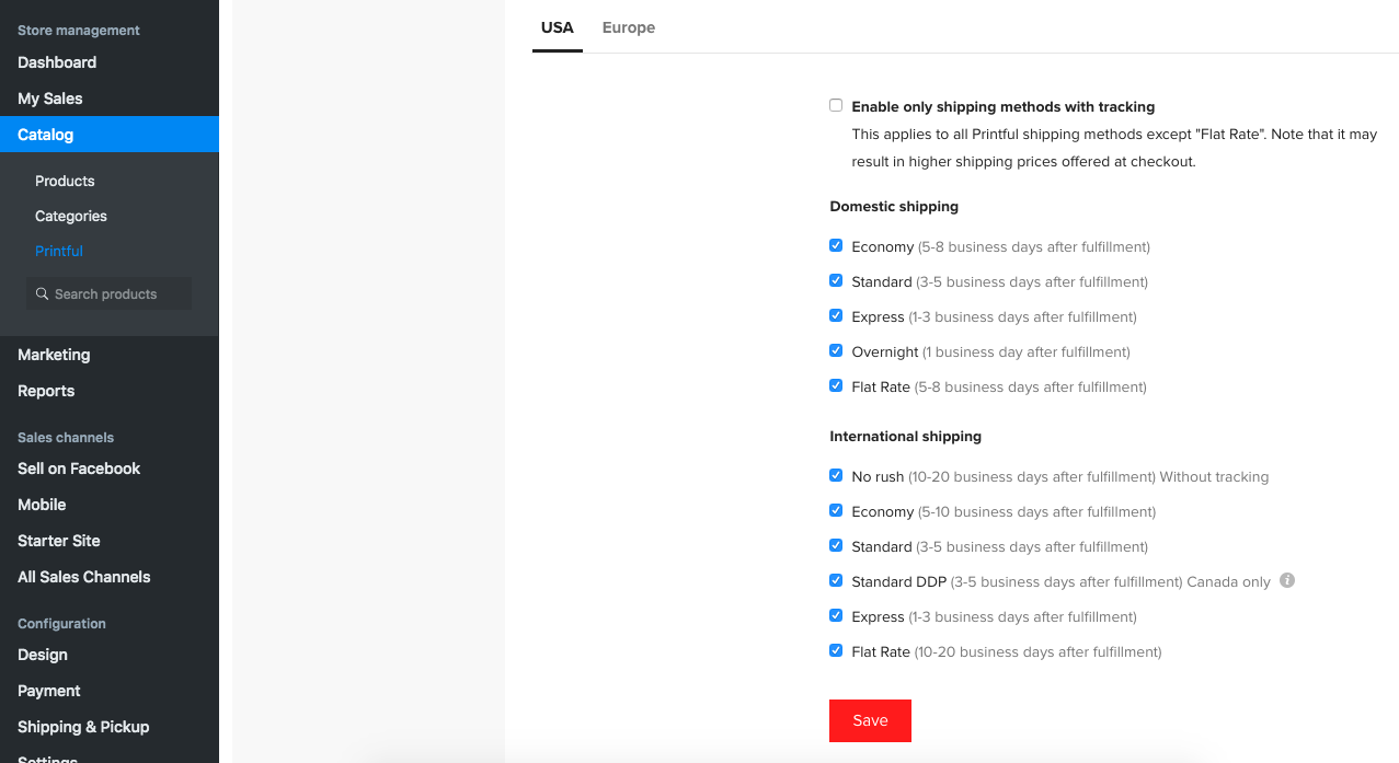 ecwid panel control