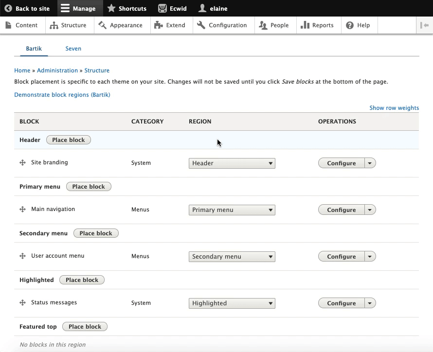 Stores  Drupal