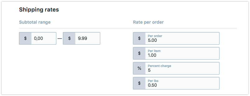 How to: Set up a Custom Shipping Rate - Ecwid E-commerce Support 