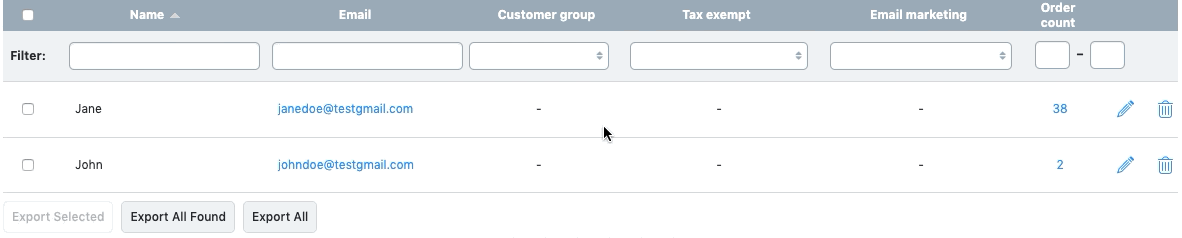 Assign a customer to a group