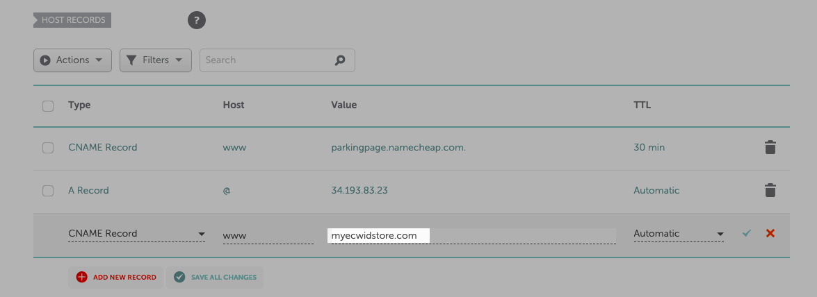 domain name