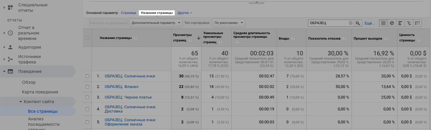 Название страницы