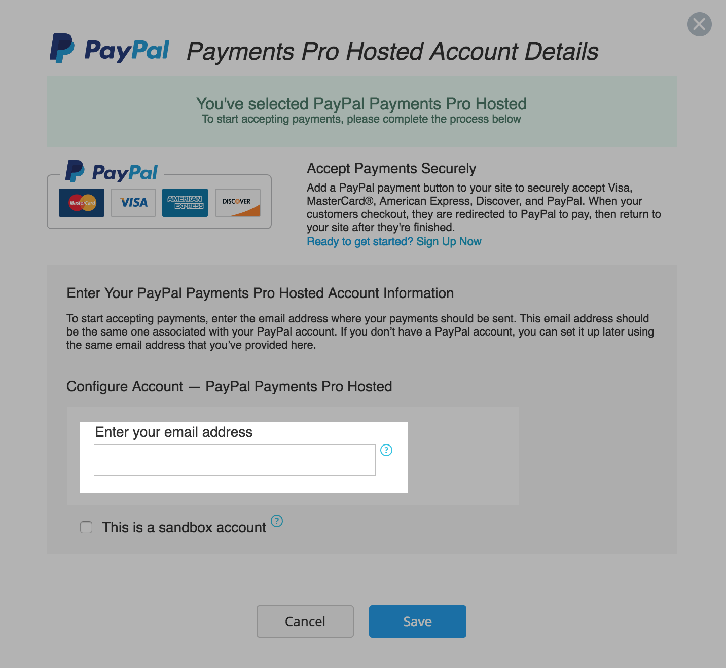 PayPal Pro Hosted