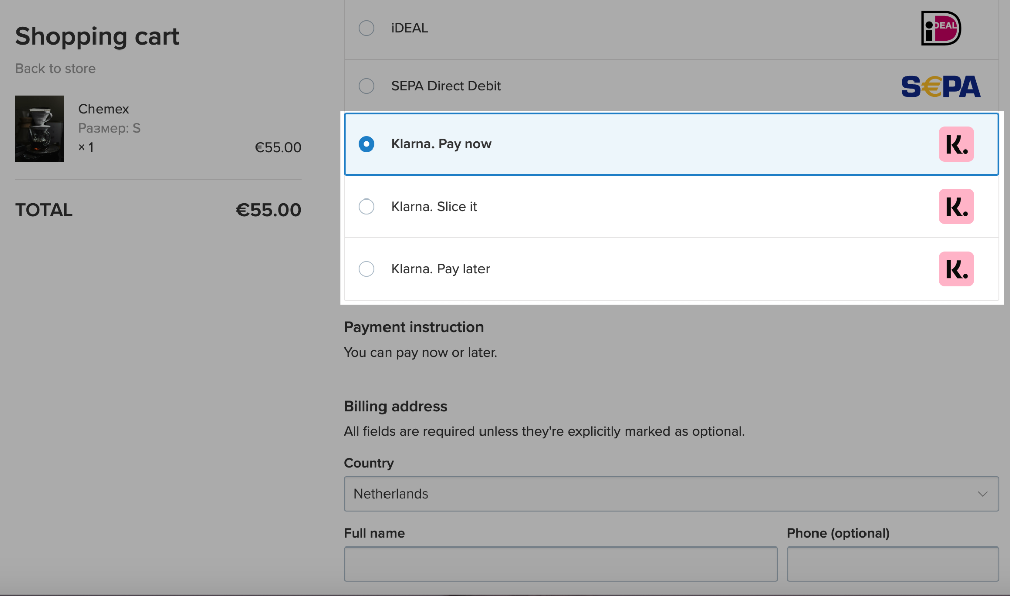 Klarna – Ecwid Help Center