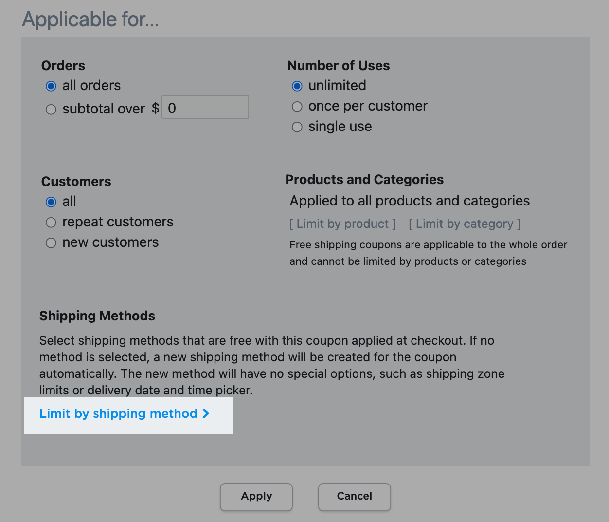 Discount coupons Ecwid Help Center