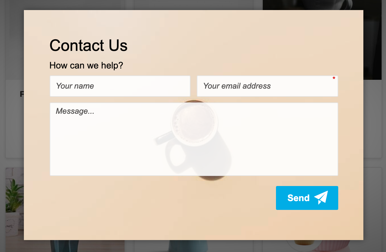 How to add a contact form to your online store – Ecwid Help Center